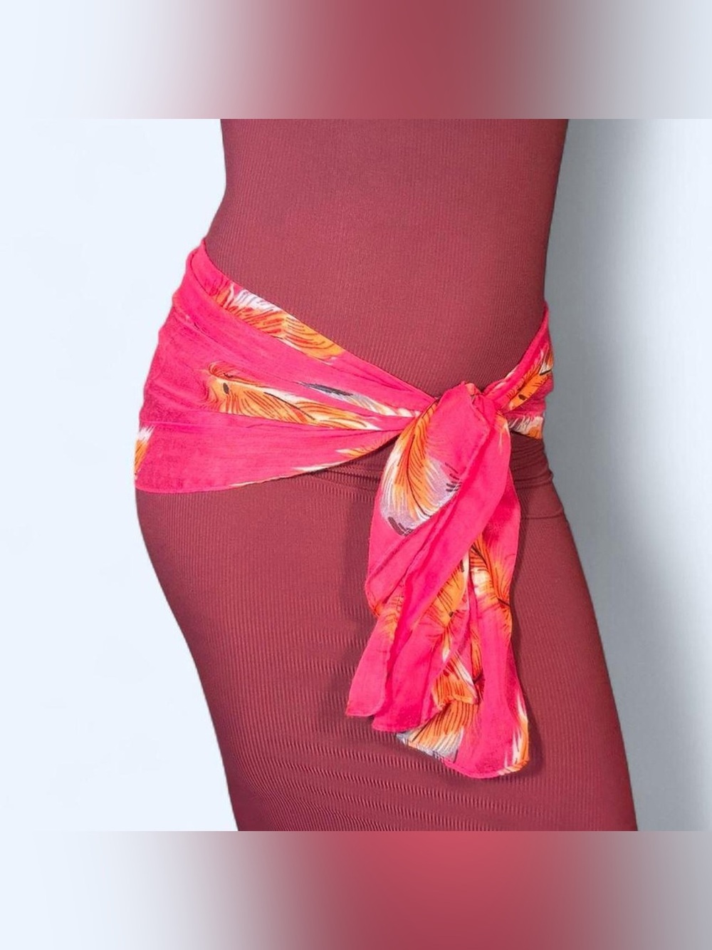 Fairy Pink Floral Scarf Belt!